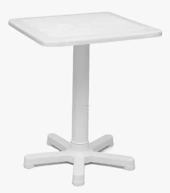 Mesa Tramontina em polipropileno branco