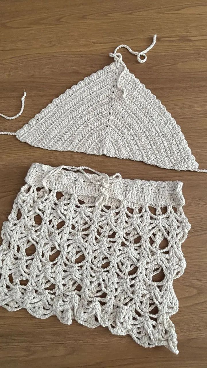 Coleção crochê moda praia  - Foto 3