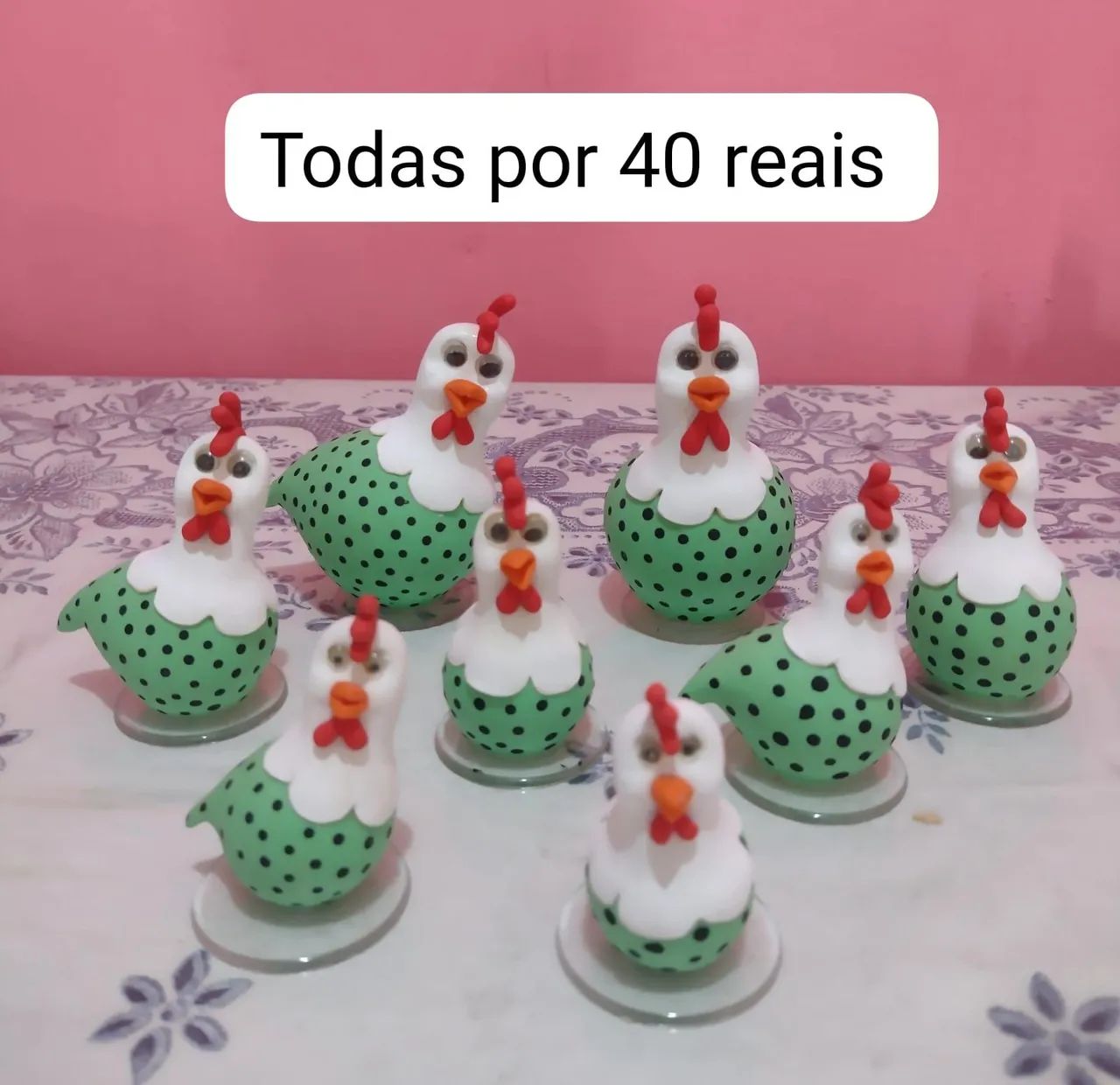 Galinhas de biscuit -  - Foto 3