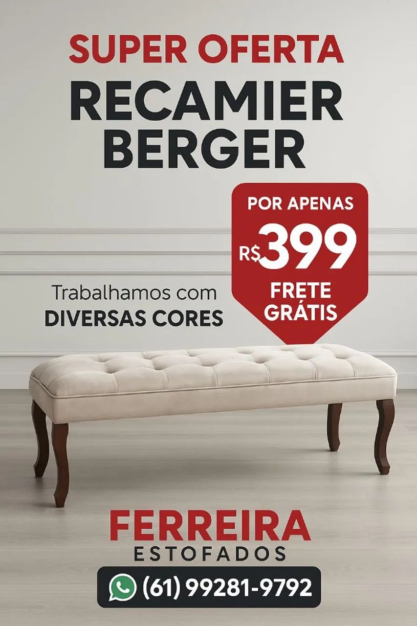 Recamier Berger - Frete Grátis - R$ 399