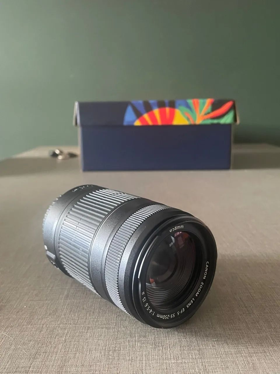 lente canon 55 250mm is