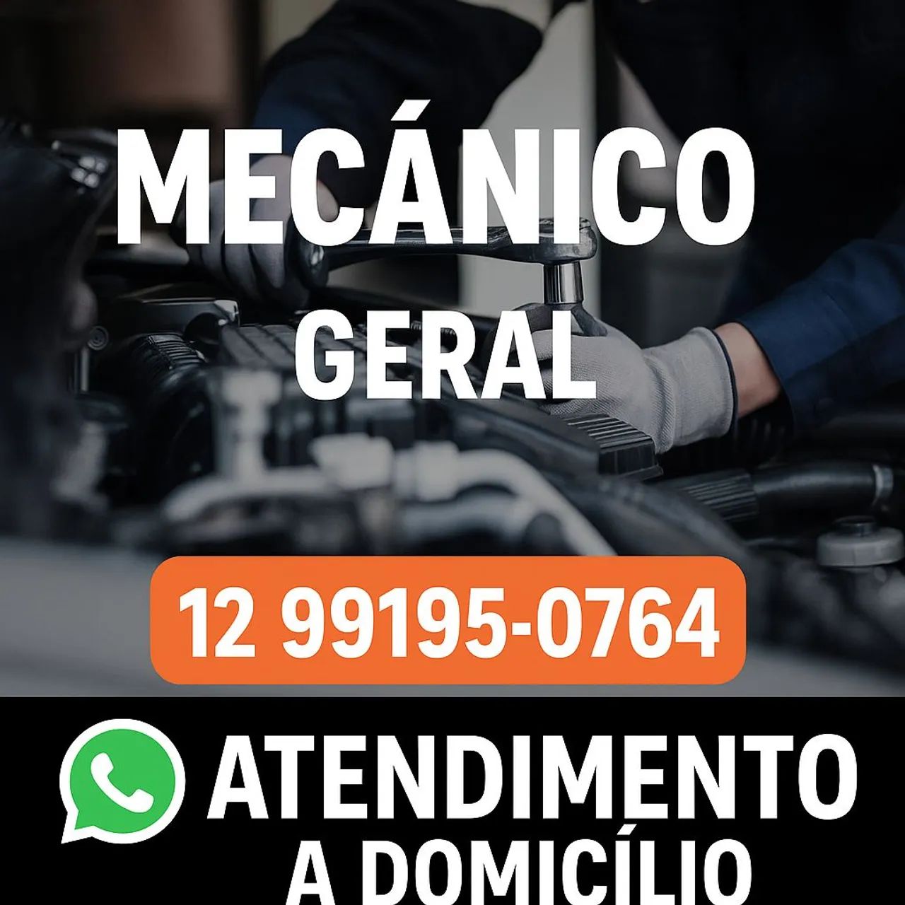 MECÂNICO EM GERAL  ATENDIMENTO A DOMICÍLIO  *