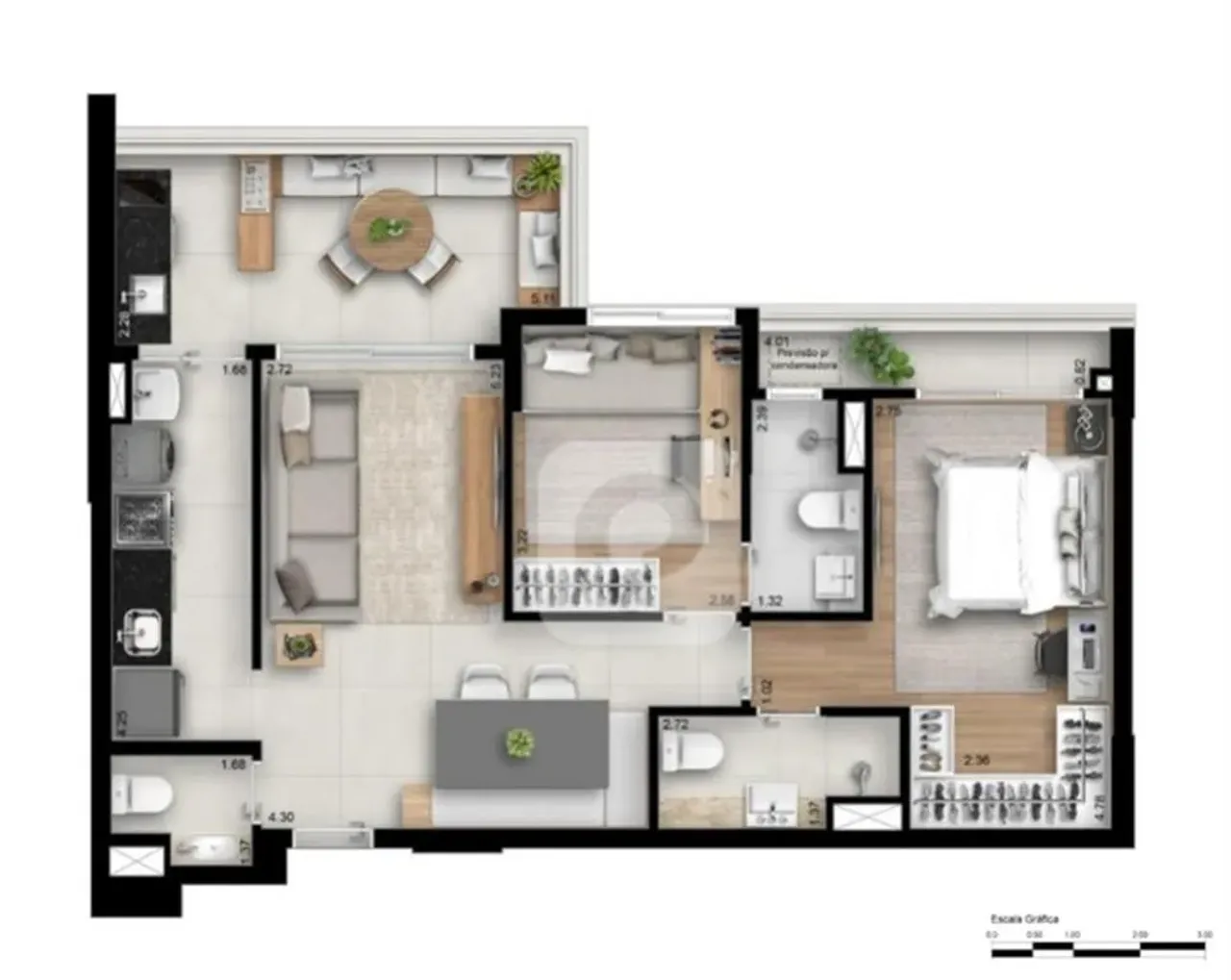 Peninsula Be 2 Suites 74m² - Barra da Tijuca OPORTUNIDADE