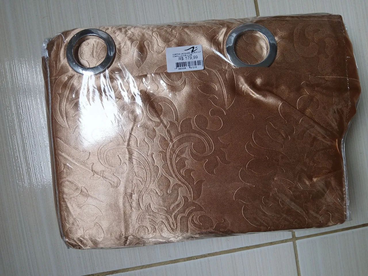 Cortina Blackout Jacquard 2,60x1,40 - Tek Shine - Foto 2