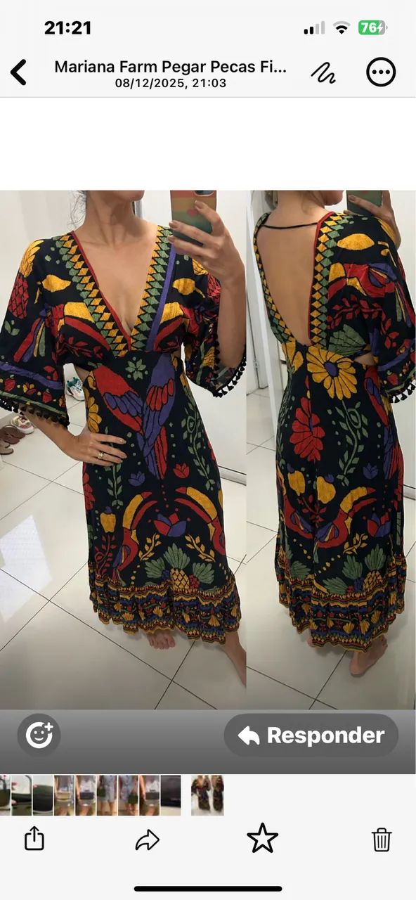Vestido farm P  - Foto 3
