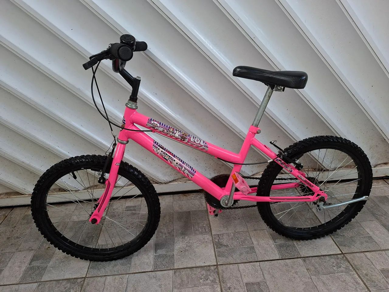 Bicicleta Infantil Rosa Aro 20 - Foto 2