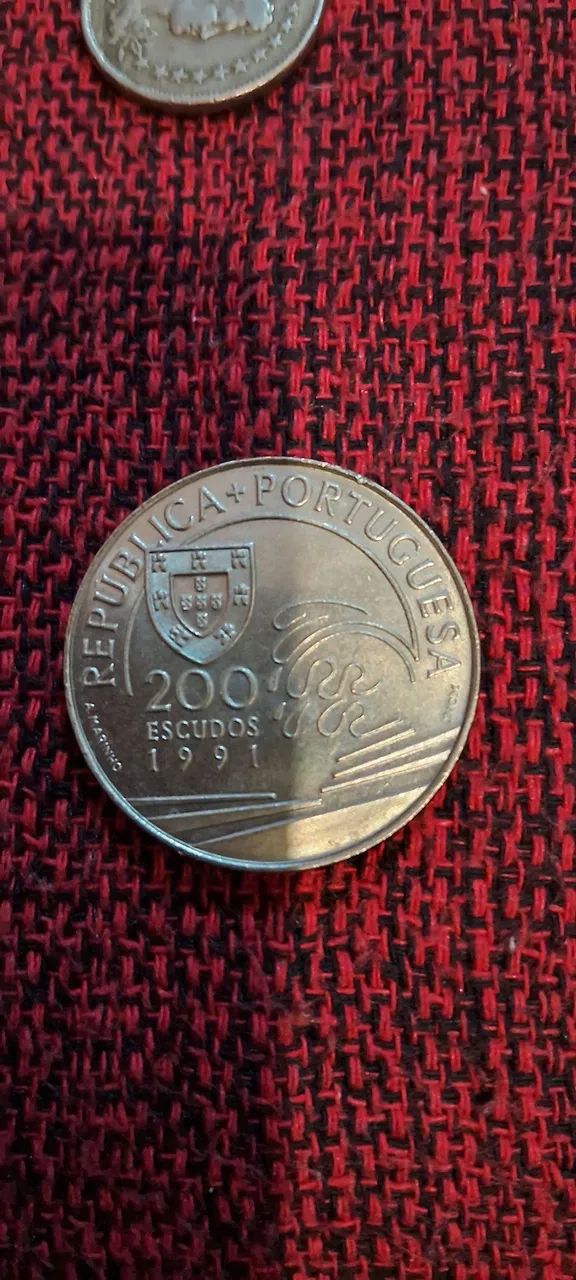1991 Moeda de Colombo Portugal 1476-1485 - Foto 2