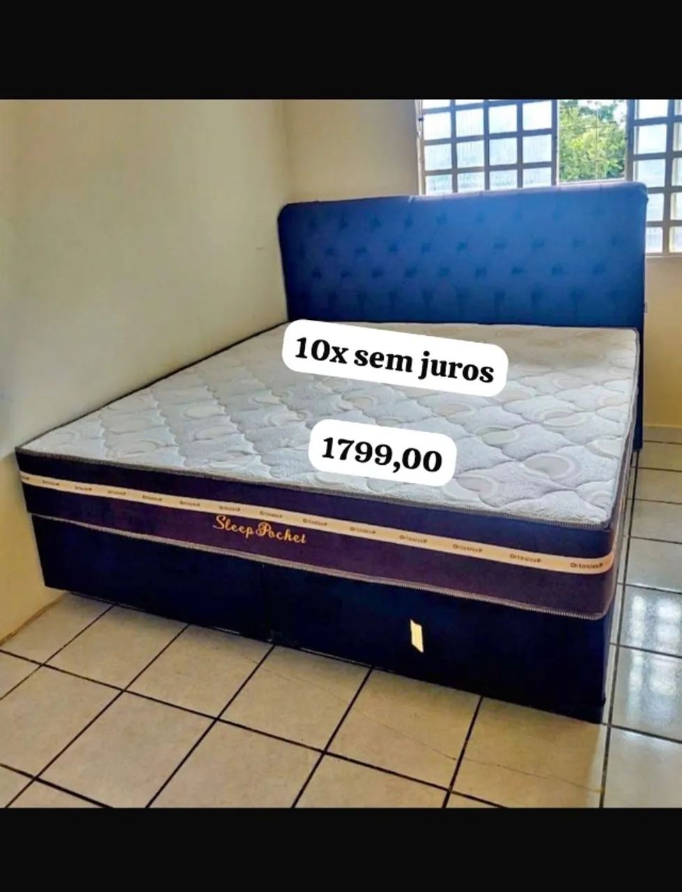 Cama box super king hoje