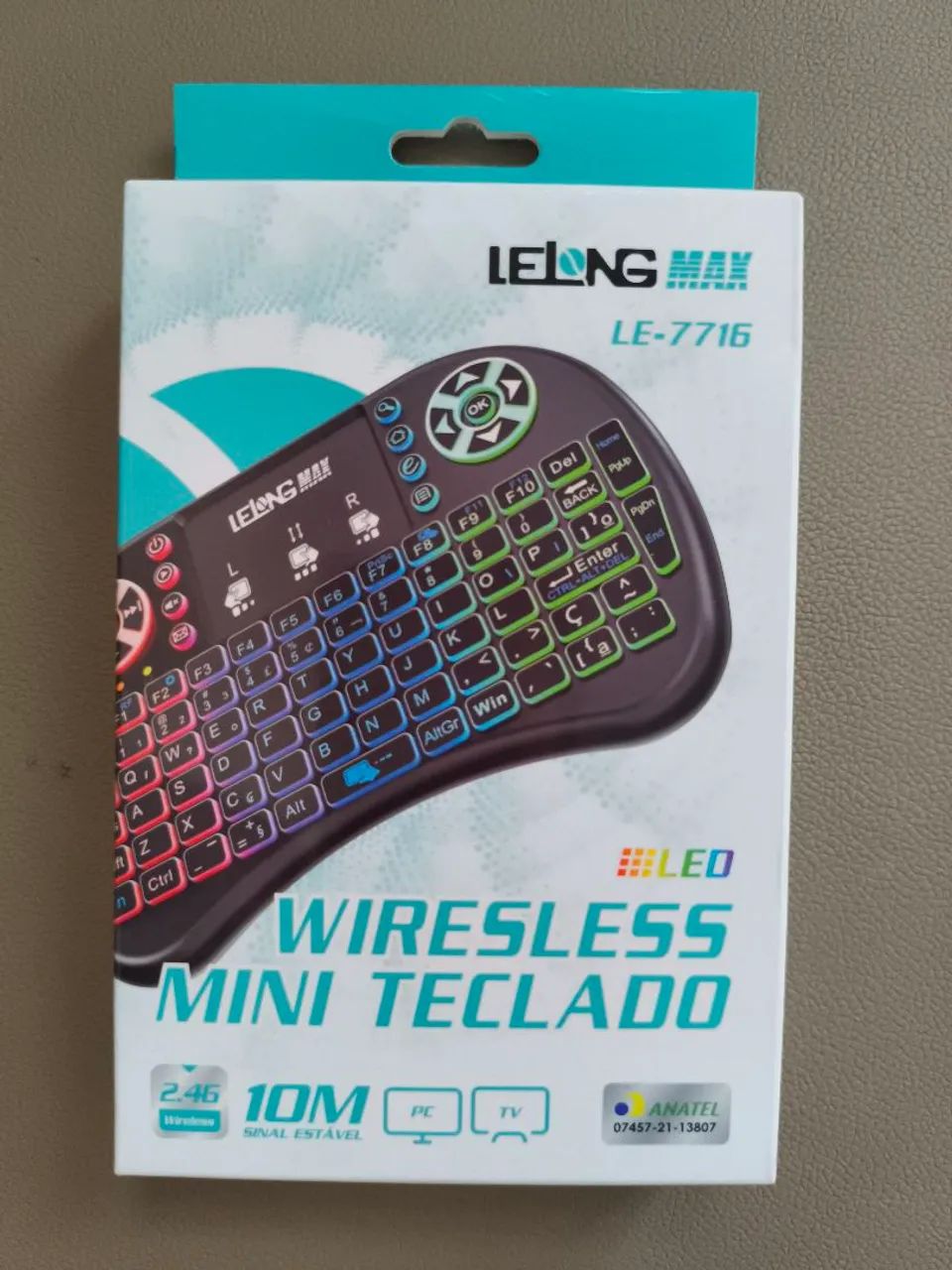 Mini teclado wireless para TV PC
