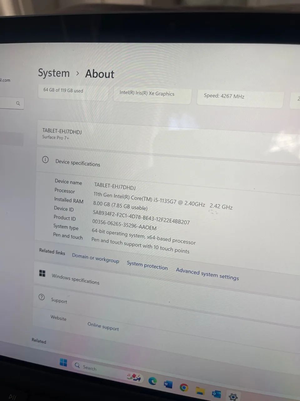 Microsoft surface pro 7 - i5 8gb ram  - Foto 2