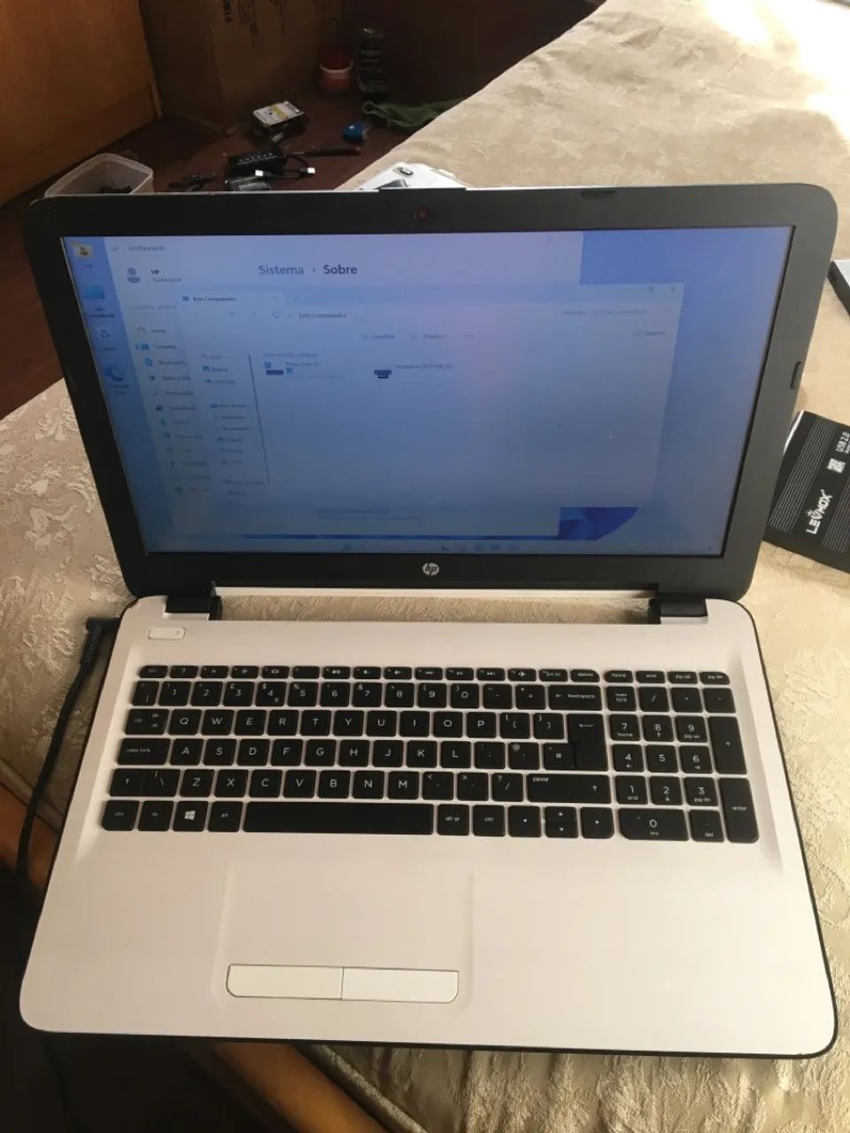 Notebook HP tela 15.6 4GB de RAM