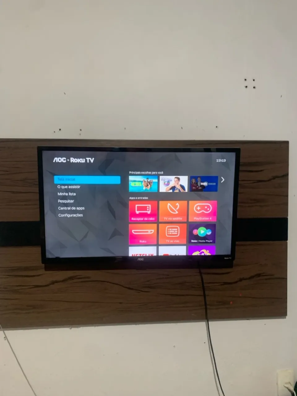 Smart TV AOC Roku 32 polegadas