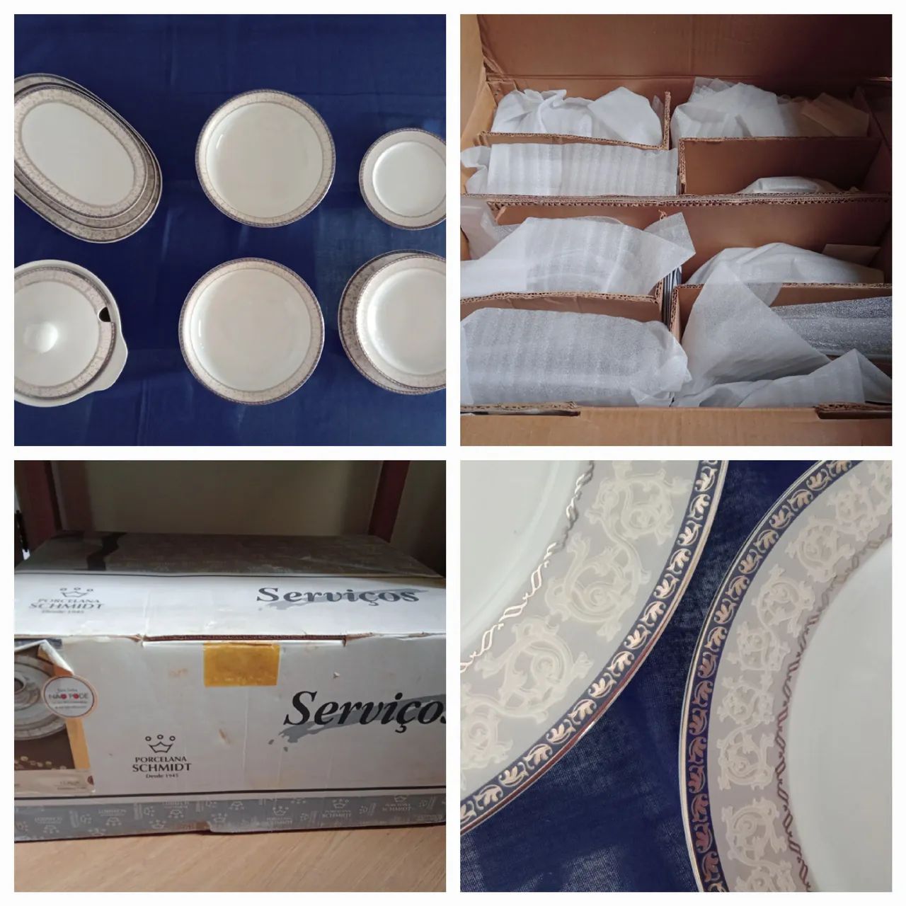 Jogo de Porcelana Schmidt 42 Peças