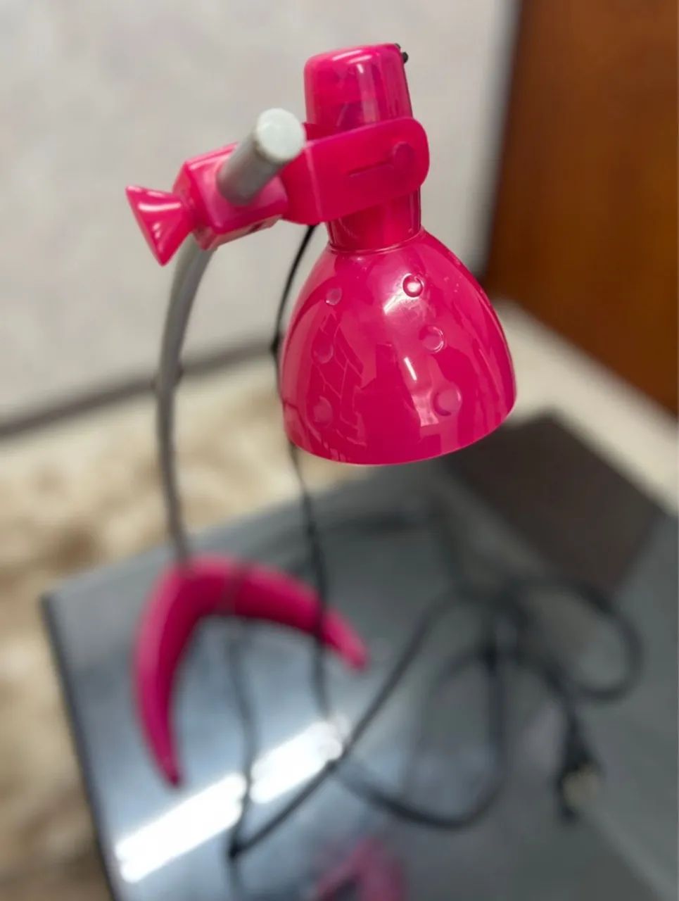 Luminária de mesa rosa pink (comprada nos EUA) - Foto 3