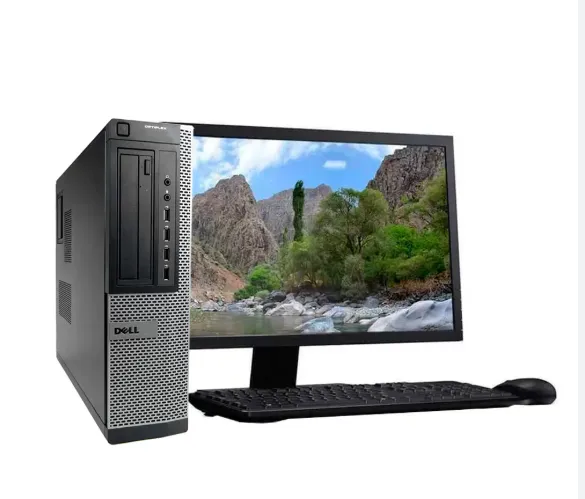 Kit Pc Cpu Computador Dell Optiplex 7010 Core i5 3Th 4Gb HD500Gb + Monitor 19 P Wi-fi