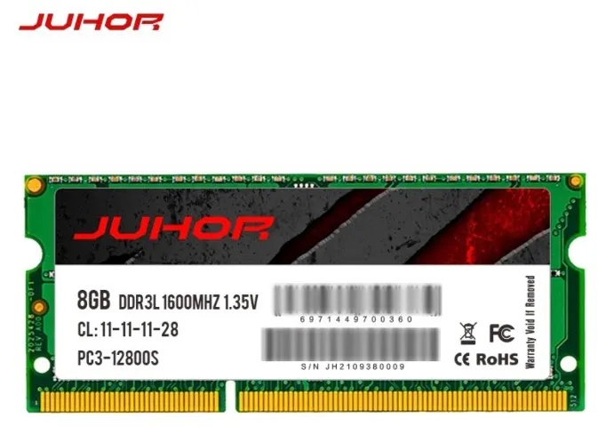 Memória 8gb Notebook Ddr3l 8gb 1600mhz Lacrada