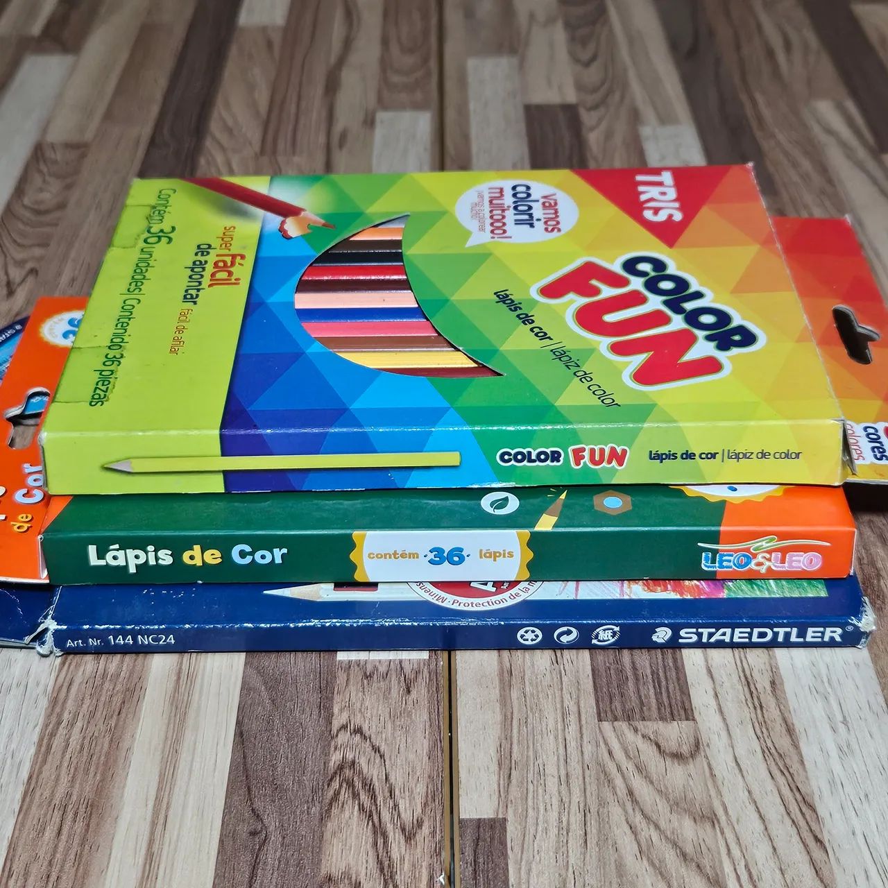Kit Colorir e Desenhar 240 Lápis 15 Gizões  - Foto 5