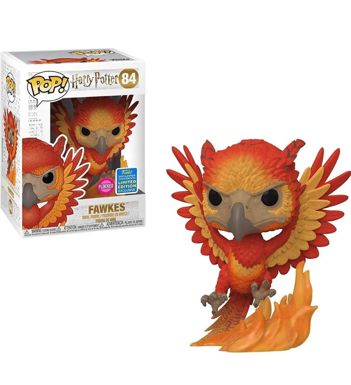 Funko Pop Fawkes Flocked Exclusivo Harry Potter