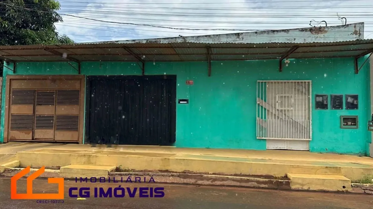 Casa com salão comercial, casa com 2 quartos sendo 1 suíte no Jardim Anache em Campo Grand