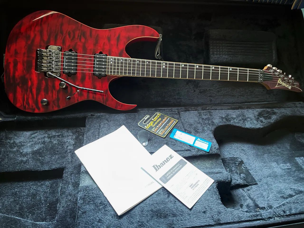 Guitarra Ibanez Premium RG 920 QMZ - Instrumentos musicais