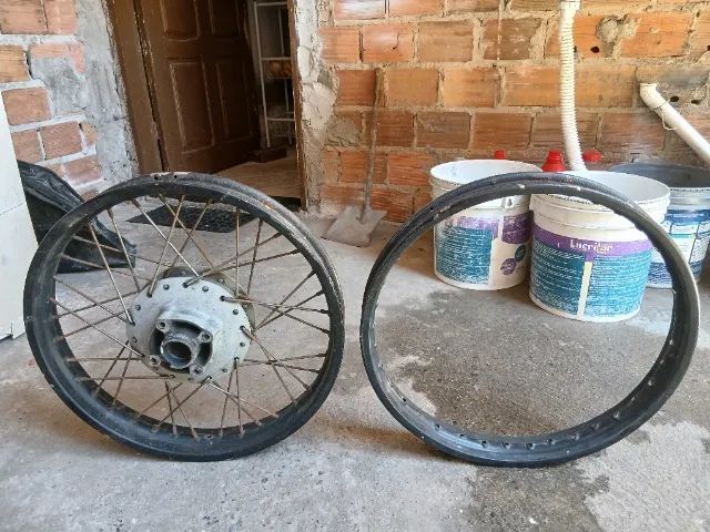 JOGO DE RODAS DA CG HONDAFAN - Foto 2