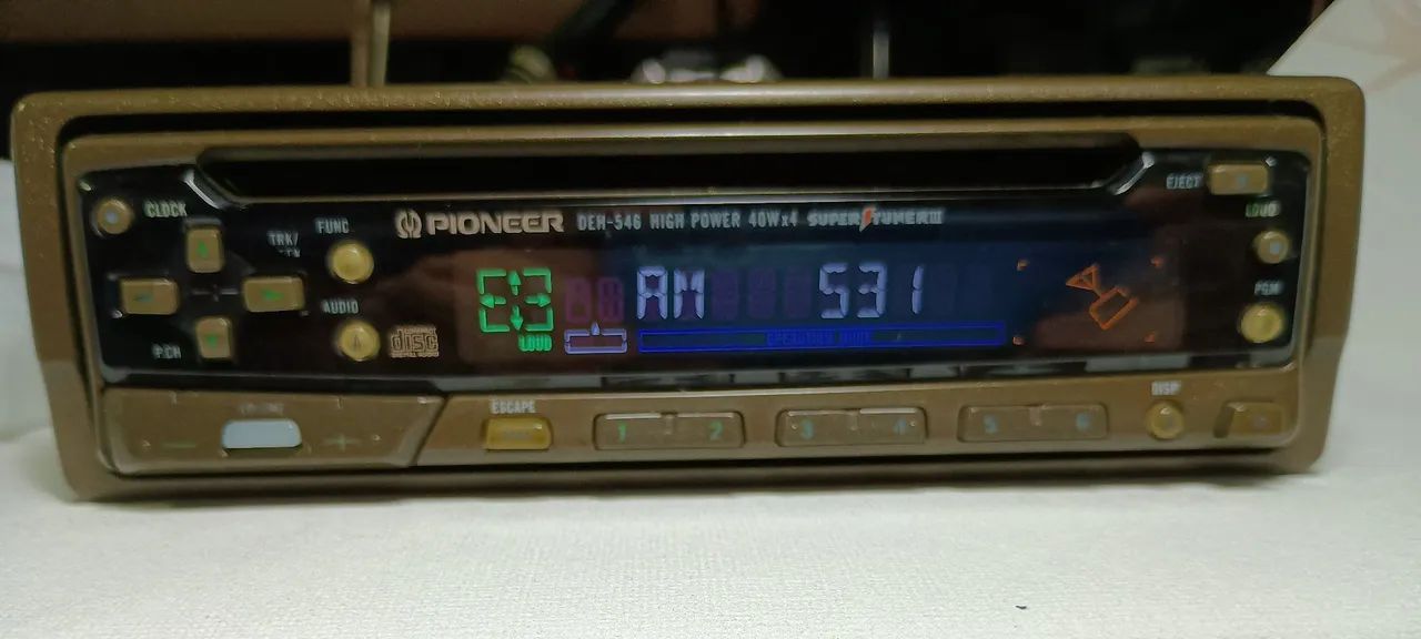 Rádio Pioneer DEH 546 com Bluetooth, muito conservado - Foto 2