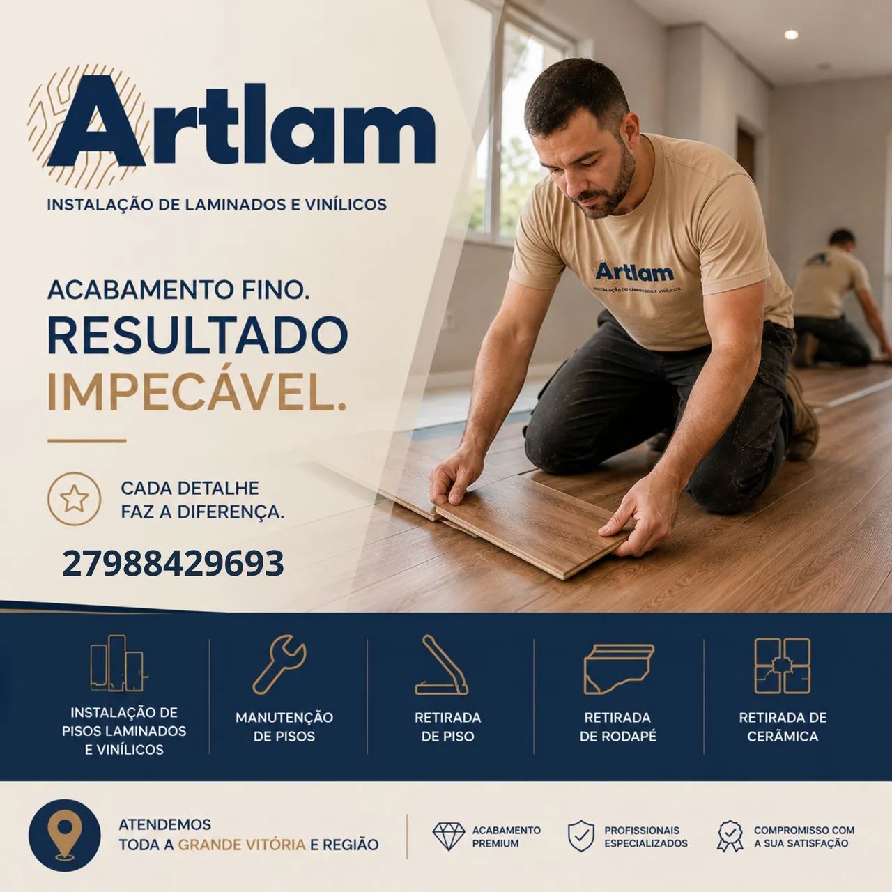 Instalação de Laminados e Vinílicos