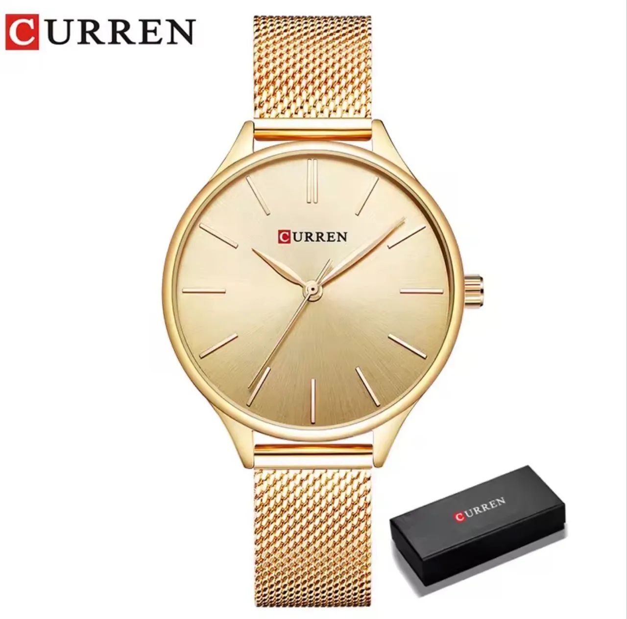 Relógio feminino Curren original - luxo e elegância