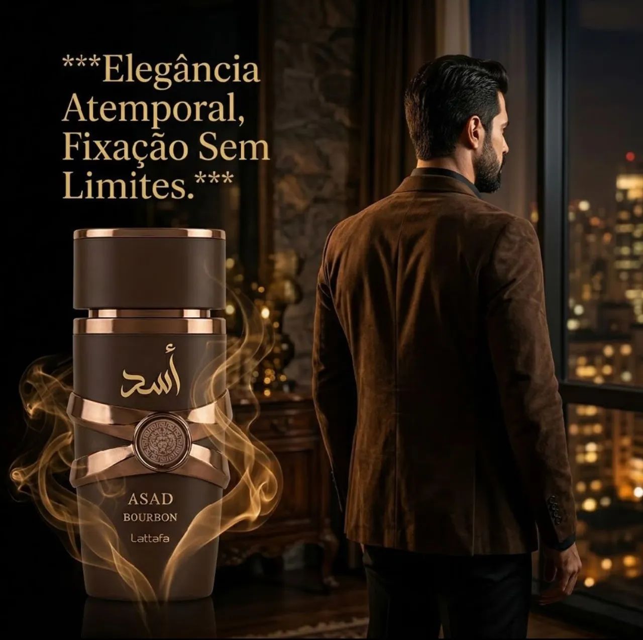 Perfume Lattafa Assad Bourbon 100 ml - Foto 3