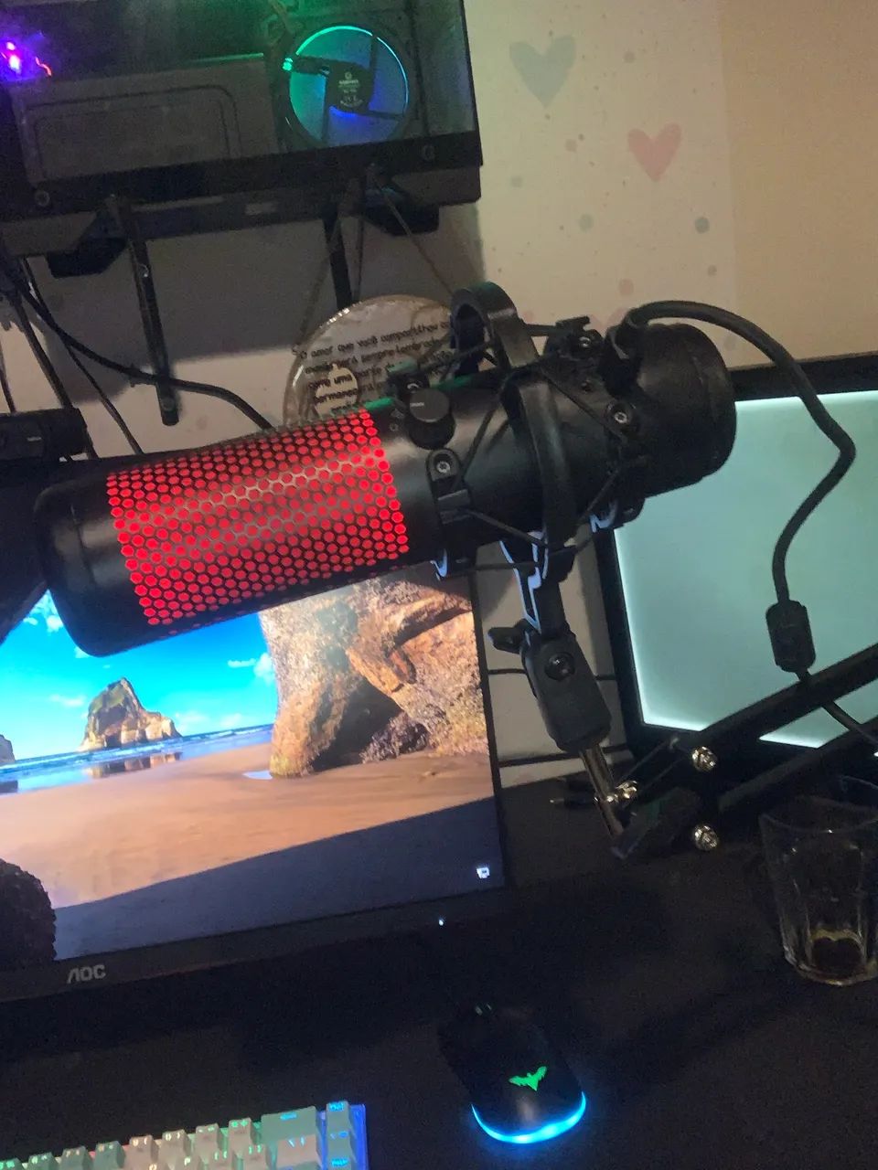 Microfone hyperx quadcast