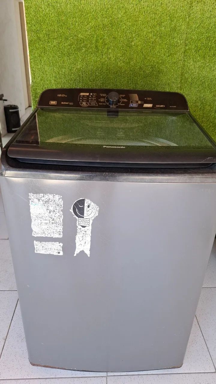 Máquina de lavar 12kg Panasonic funcionando perfeitamente  - Foto 2