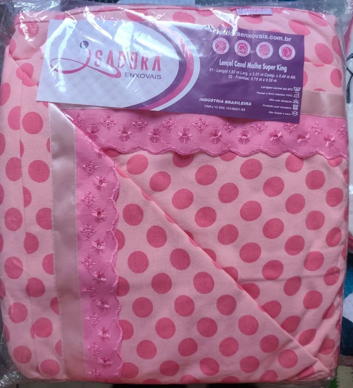 Lençol Super King 100% algodão - Foto 2