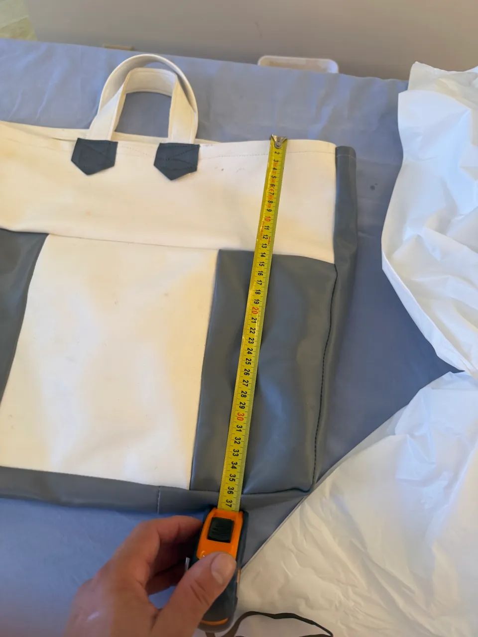Bolsa vintage em couro sintético patch work 