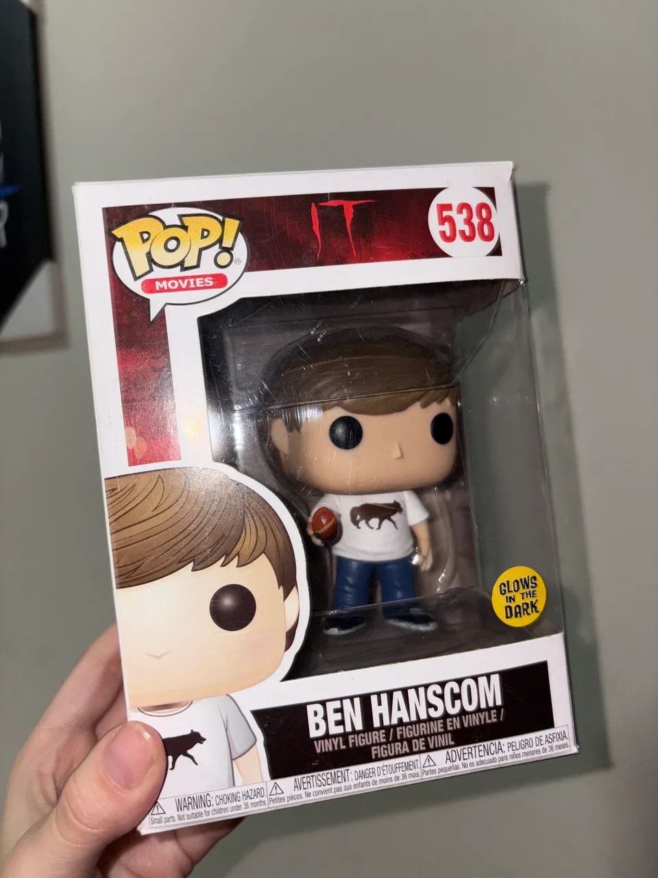 funko pop ben hanscom | brilha no escuro - it a coisa 