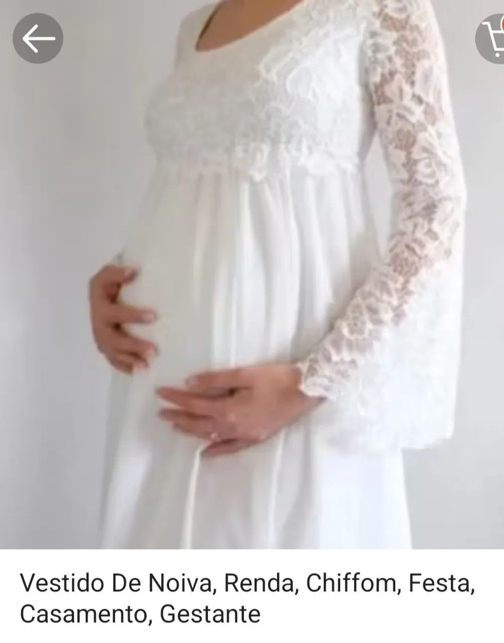 Vestido grávida casamento