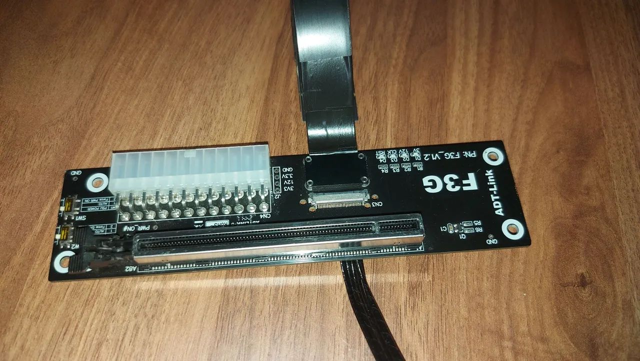 ADT-Link F43SG 5.0 M.2 NVMe PCIe x16 Gen5 Extensor GPU - Foto 2
