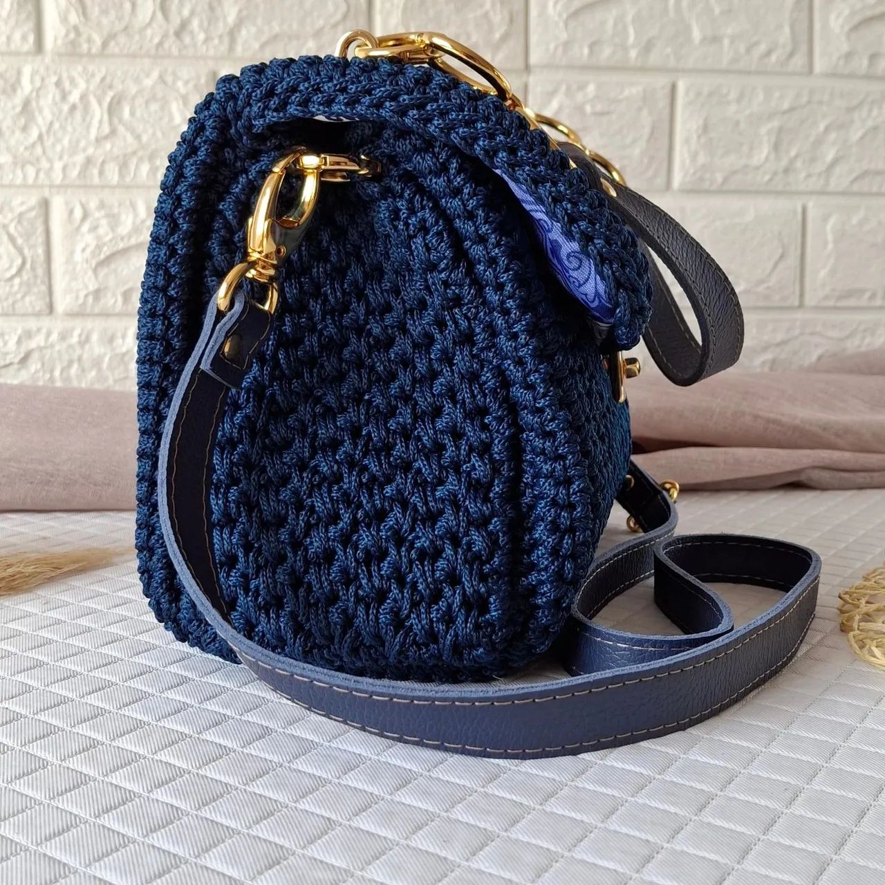 Bolsa de Crochê moderna  - Foto 2