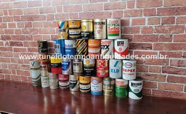 Latas Óleo Antigas - Foto 2
