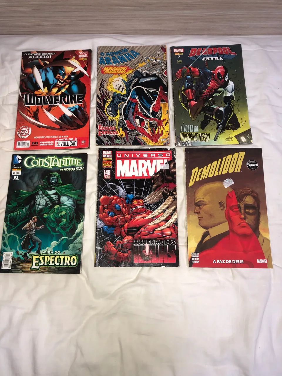 Quadrinho da Marvel e DC comics 