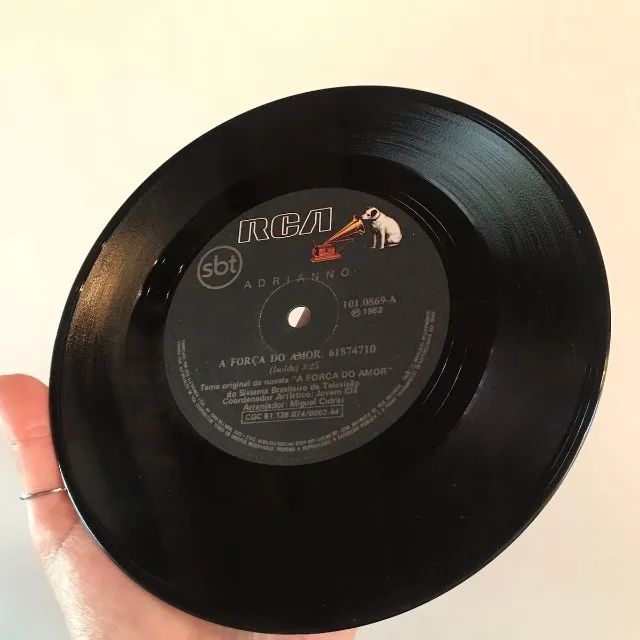 vinil compacto adrianno a força do amor rca - Foto 3