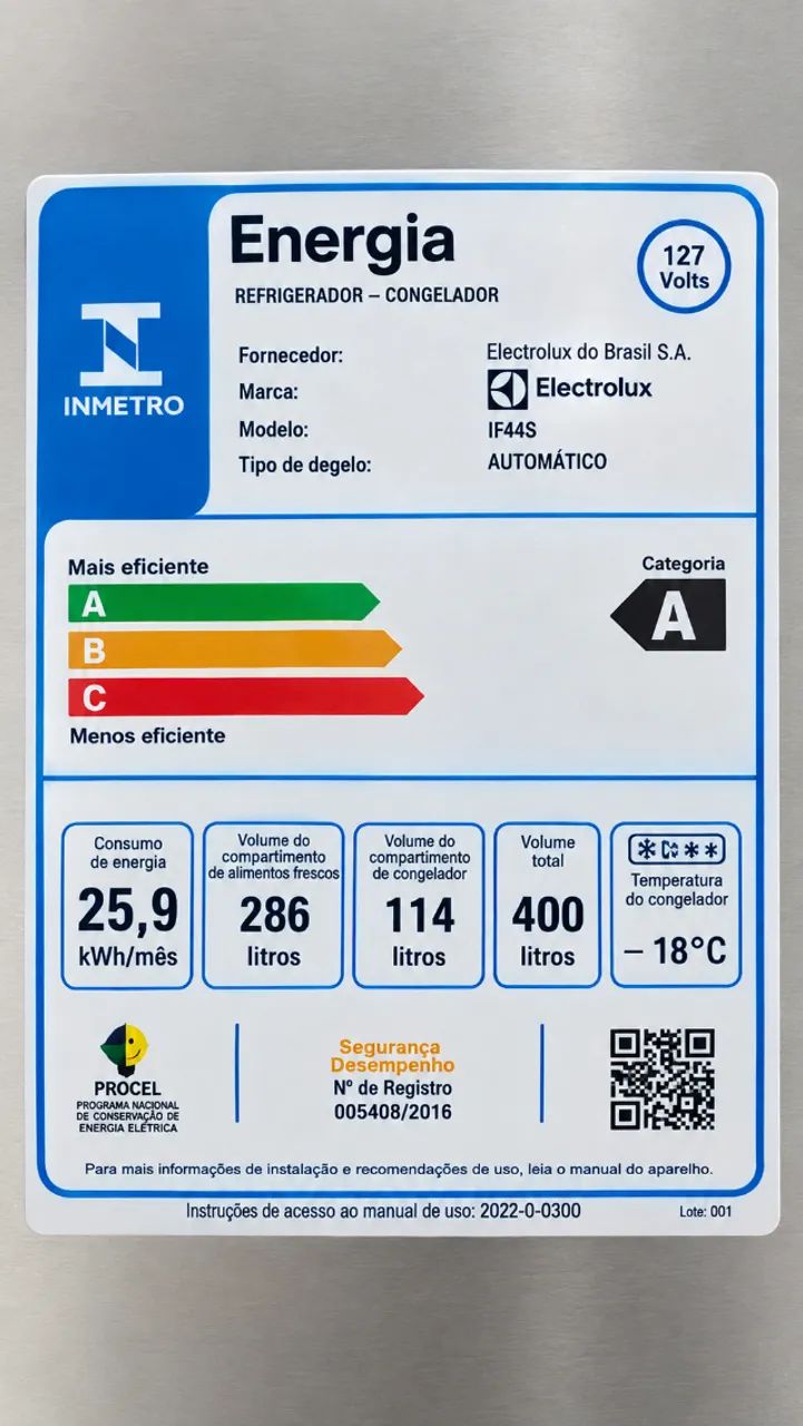 Geladeira Electrolux - 400 Litros - NOVA  - Foto 4