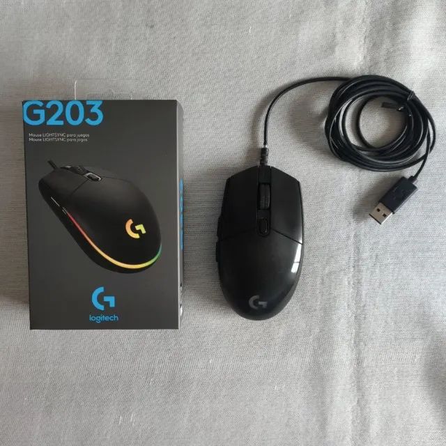 Mouse Logitech G203 Lightsync RGB - Foto 3