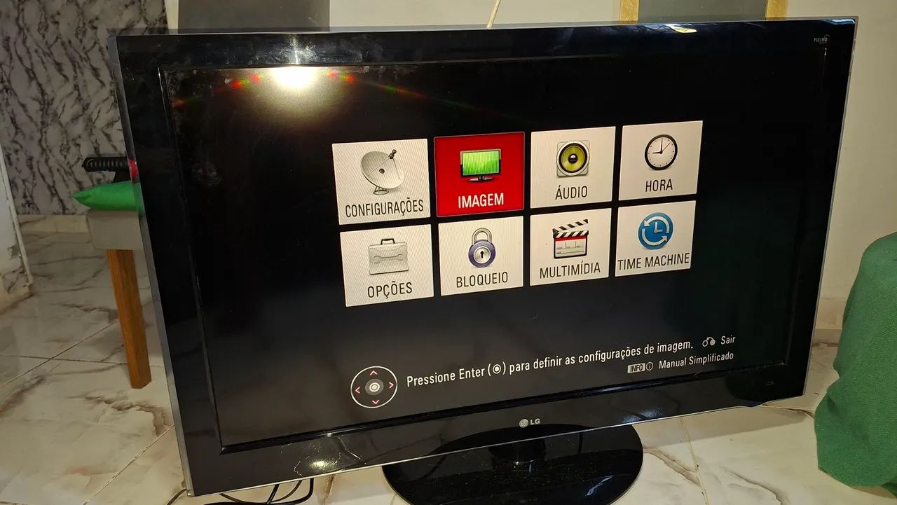 Tv lg 47 polegadas leia.