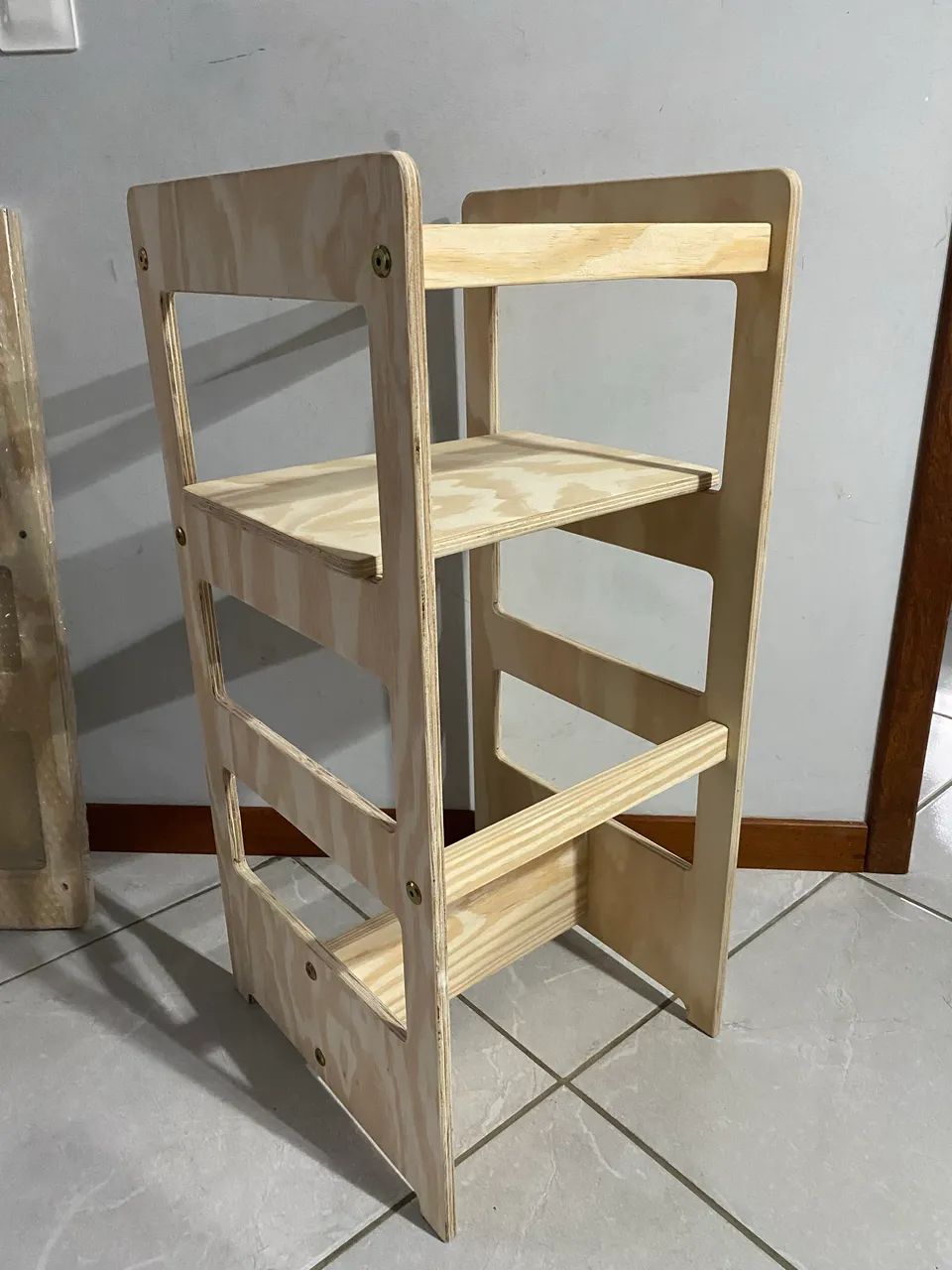Torre de aprendizagem Montessori madeira - Foto 2