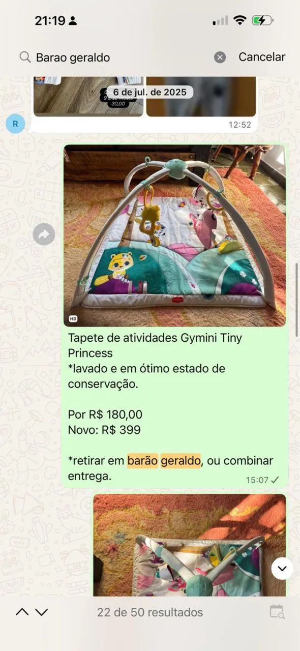 Tapete de atividades 