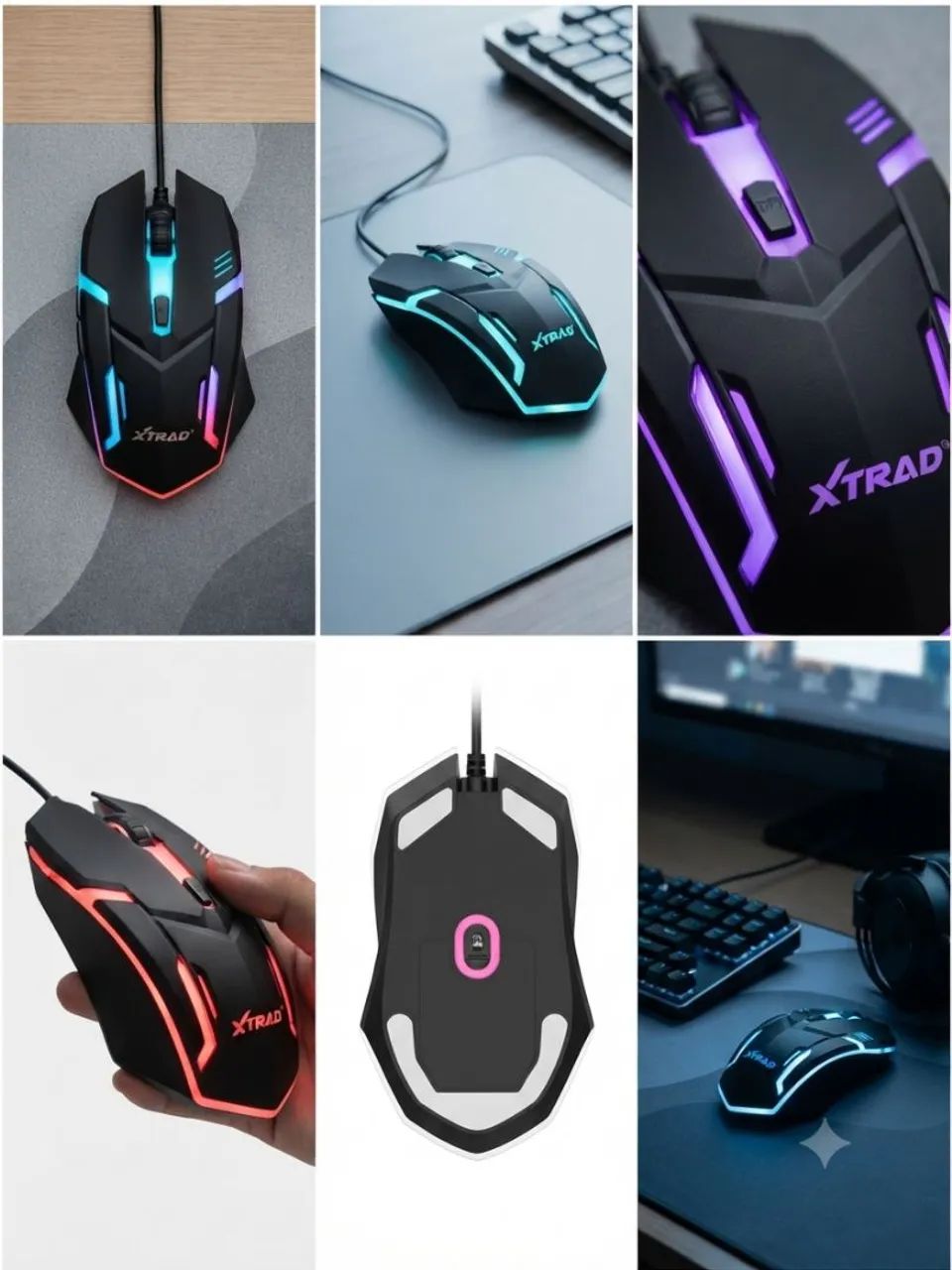 Mouse Óptico Gamer Xtrad XD-625 - Foto 2