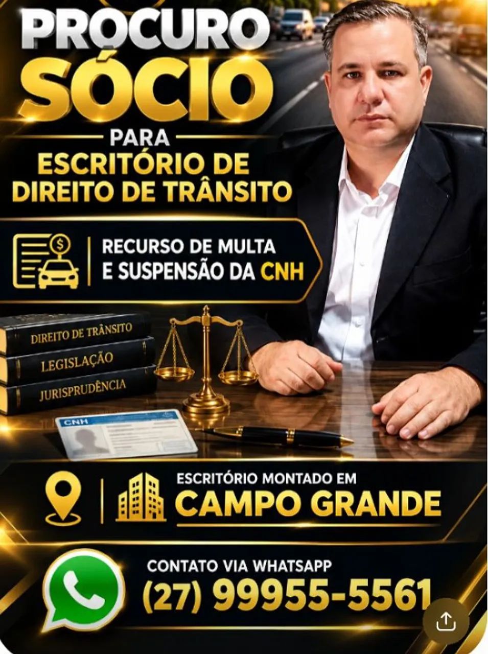 Sociedade em escritorio de Recurso de Cnh
