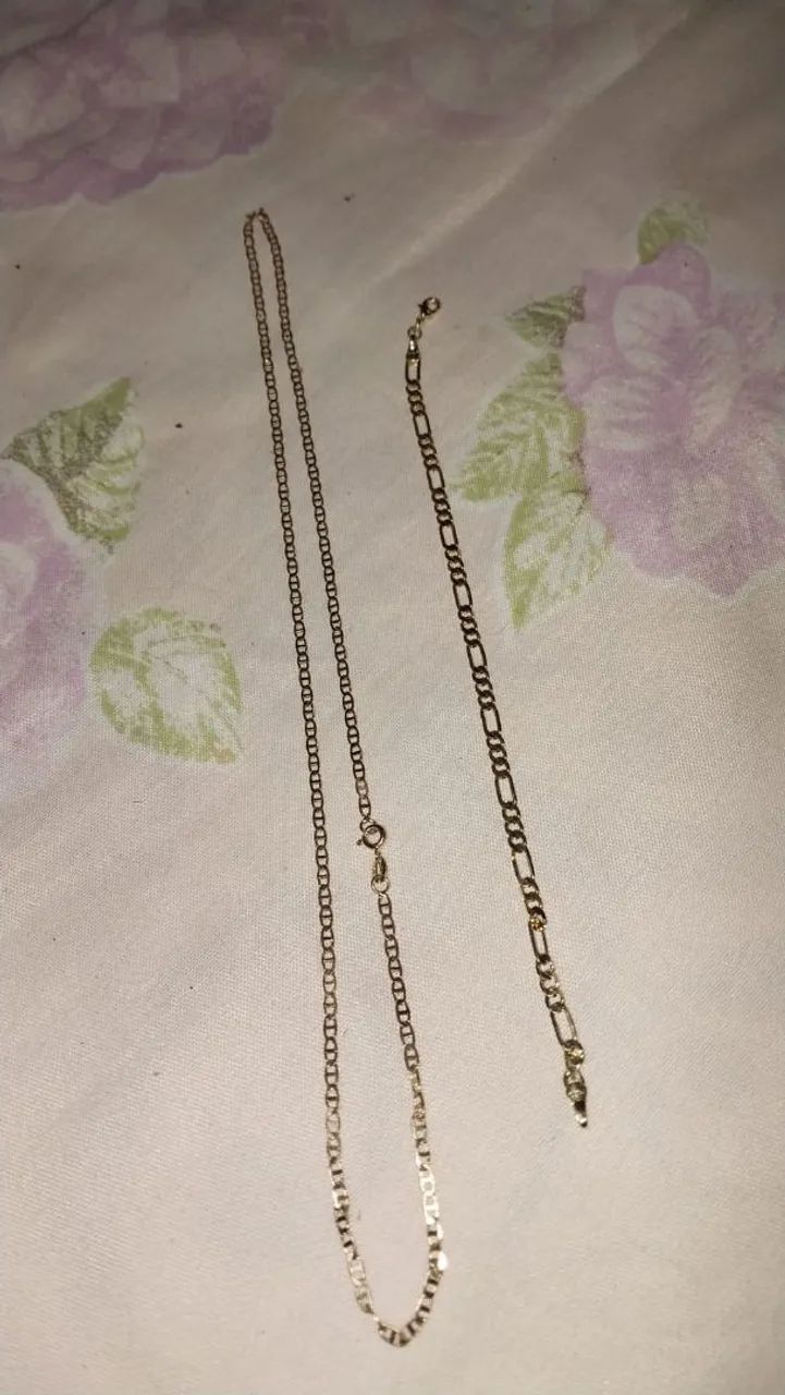Pulseira e cordão magold 