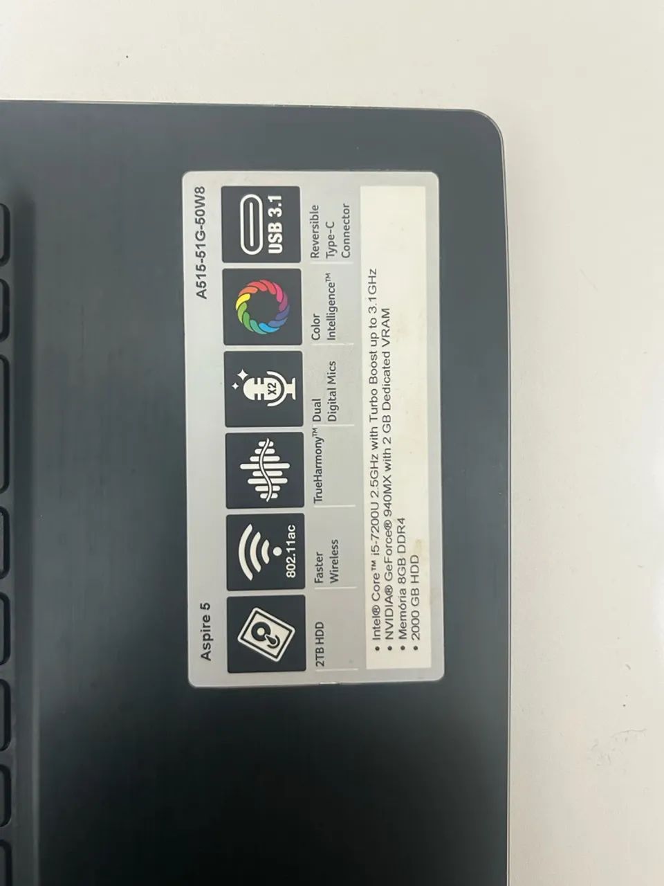 Notebook Acer Aspire 5 - Foto 4
