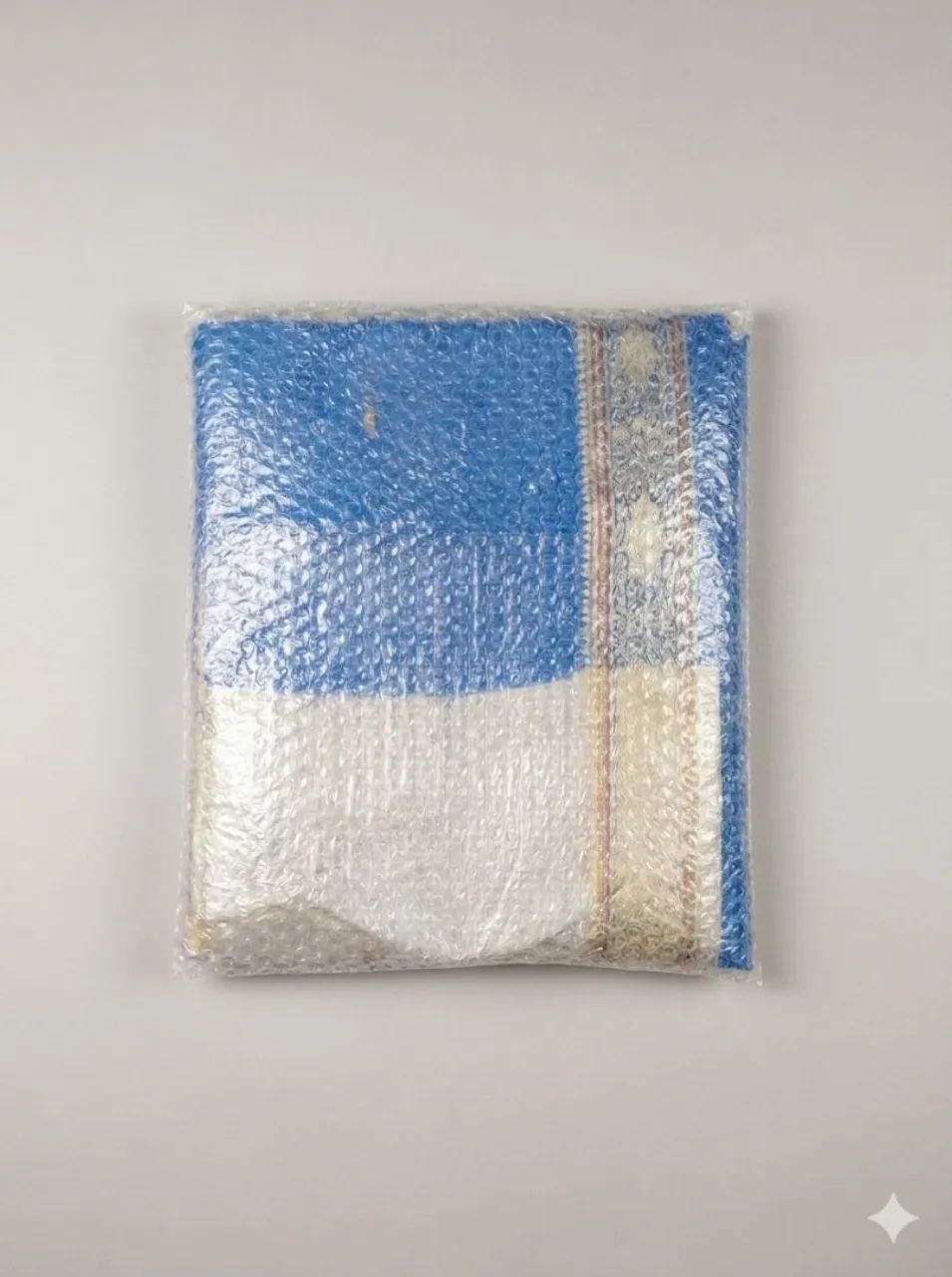 Sari Indiano Original - [azul e dourado] - Ideal para Festas e Casamentos - Foto 5